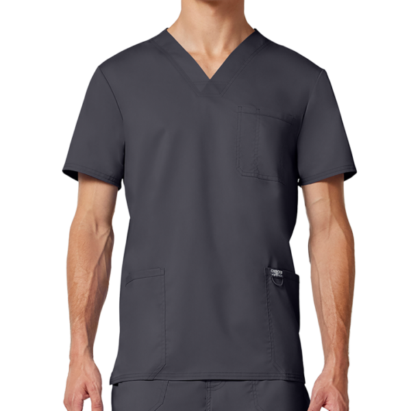 WW670-pewt WW Revolution Men's V-Neck Top
